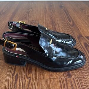 Franco Sarto sling back loafers